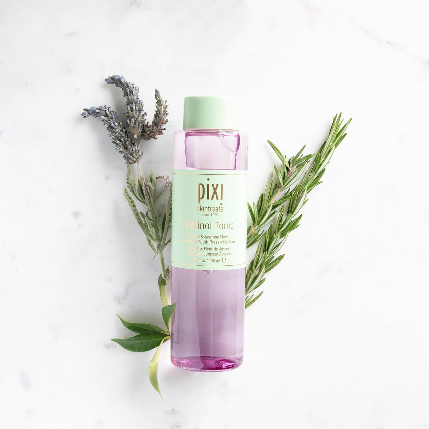 Pixi Retinol Tonic, Smoothing & Firming Facial Toner, Enhanced with Peptides to Boost Collagen Production, Alcohol-Free Daily Rejuvenating Toner, 250 ml / 8.5 fl oz