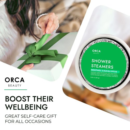 Shower Steamers Aromatherapy - Relaxation Gifts for Women, Shower Bombs, Unique Spa Gifts Shower Tablets, Shower Steamer Aromatherapy for Women & Men (Soothe 18PC)