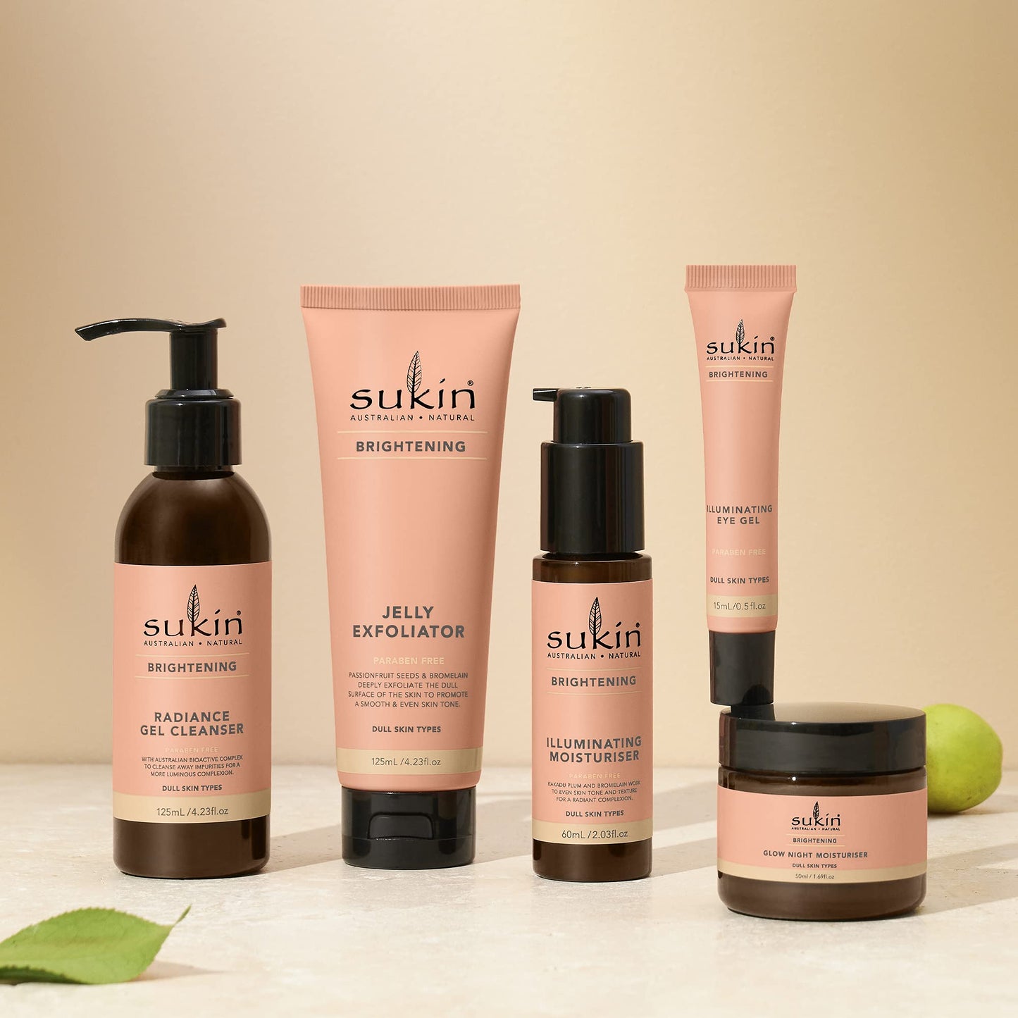 Sukin Brightening Jelly Exfoliator with Kakadu Plum & Jojoba, 4.23 Ounce