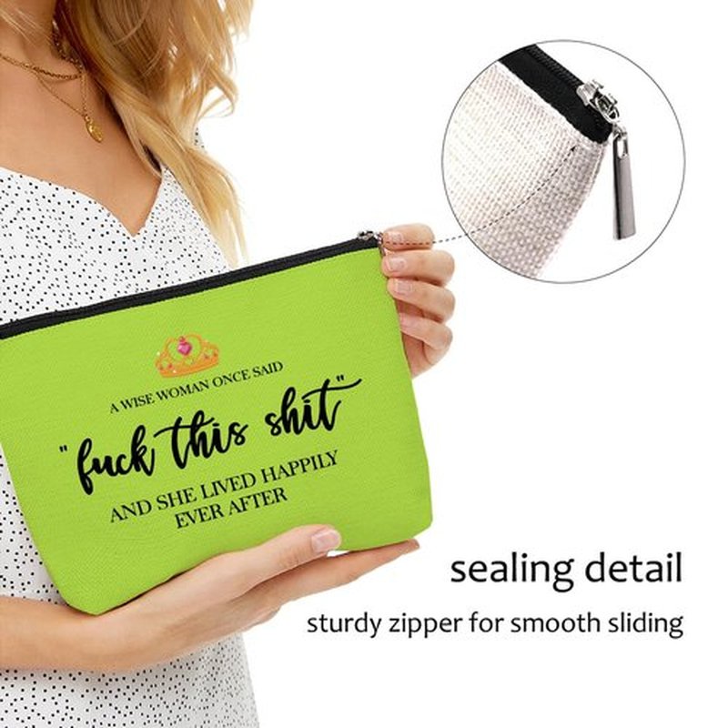 Funny Gifts for Women, Nurse, Strong Women Retirement Gifts Cool Gifts for Coworkers, Hostess Gift Ideas Gag Gifts Birthday Girls Weekend Fun Gifts Makeup Travel Bag Inspirational Cosmetic Bag