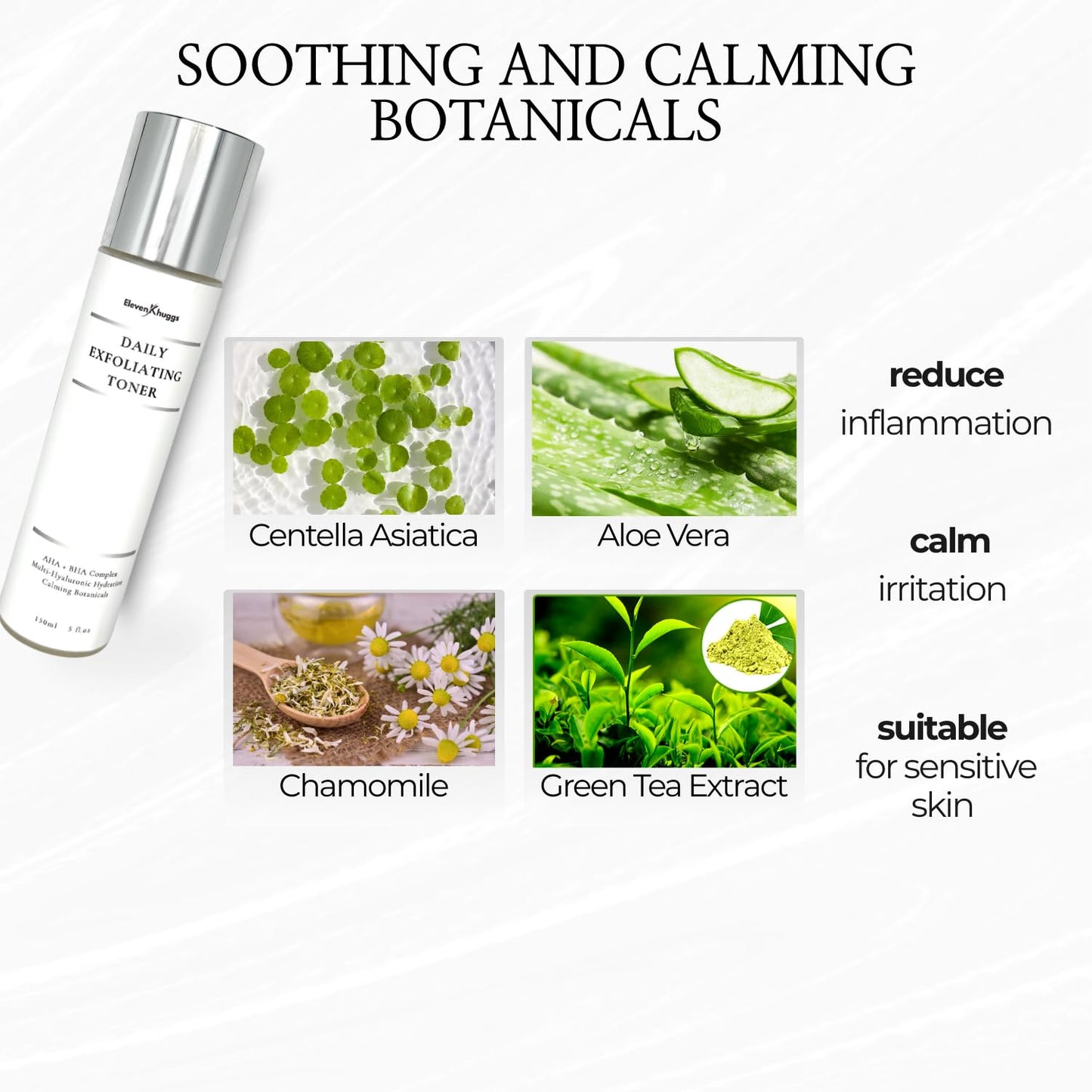Daily Exfoliating Toner with AHA & BHA – Gentle AM/PM Pore Refining Liquid Exfoliant for Men & Women – Clears Pores, Smooths Texture, Hydrates Skin – Unscented, Non-Irritating Formula