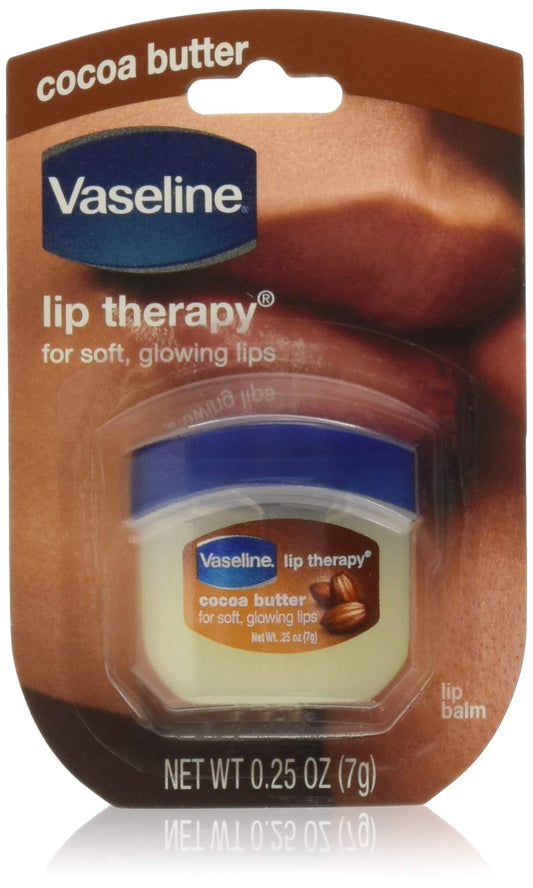 Vaseline Lip Therapy Cocoa Butter, .25 oz (Pack of 10)