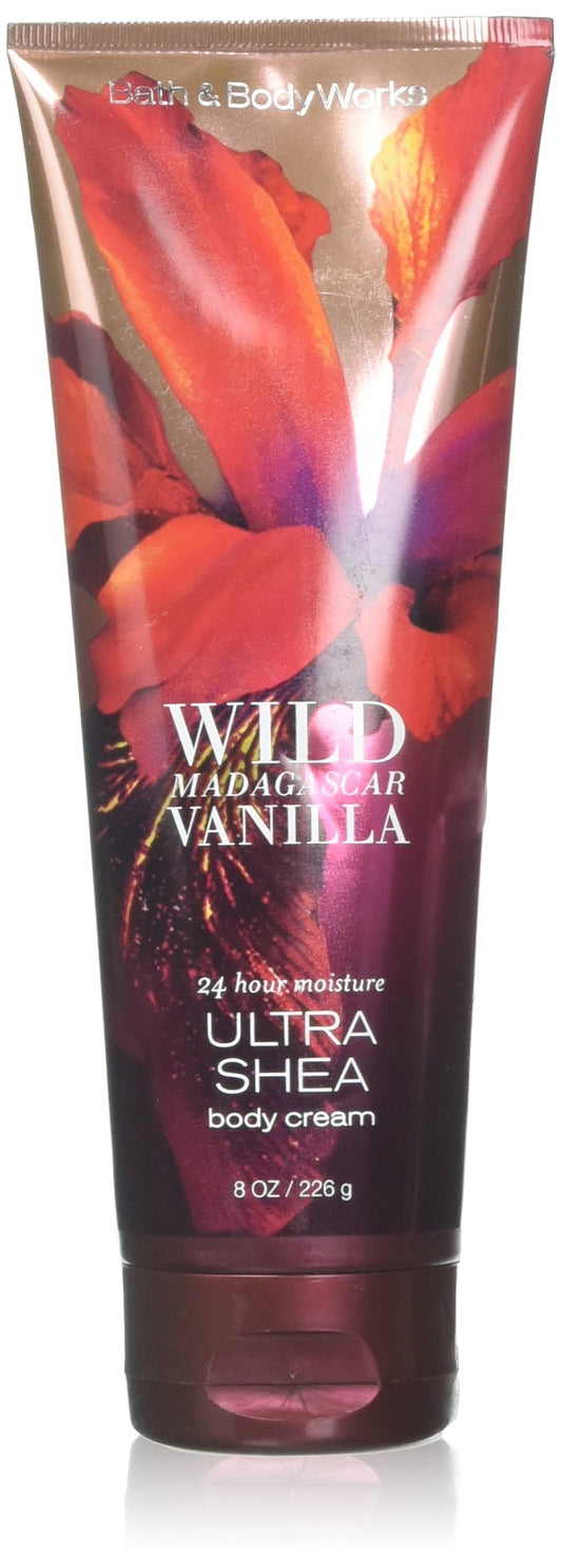 Bath & Body Works, Signature Collection Ultra Shea Body Cream, Wild Madagascar Vanilla, 8 Ounce