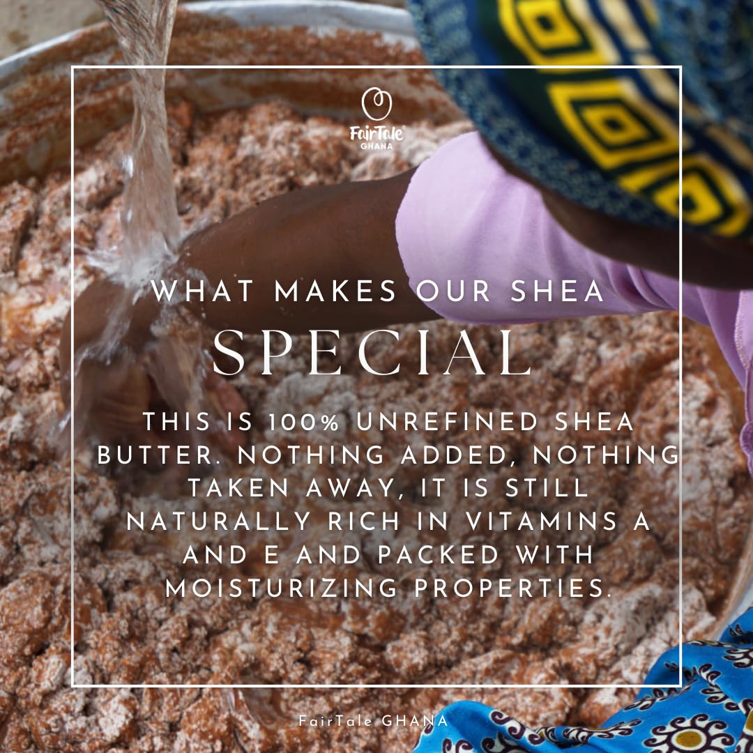 FairTale GHANA Raw African Shea Butter 5 lbs