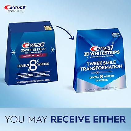 Crest 3D White Glamorous White Whitestrips - 28 Strips (Packaging May Vary)