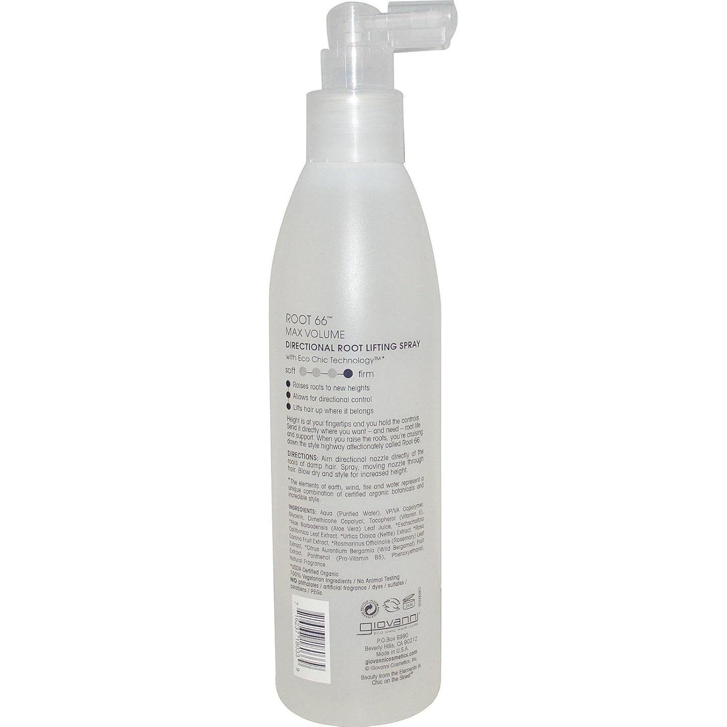 Giovanni Root 66 Max Volume Hair Lifting Spray - Root Lifter for Thin & Fine Hair, Paraben-Free, Color Safe - 8.5 oz (3 Pack)