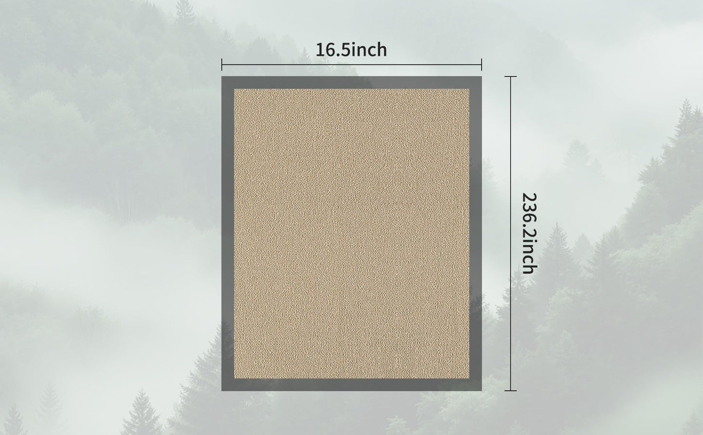 QYSUMIAO Fabric Grasscloth Texture Self-Adhesive Wallpaper Linen Peel and Stick Wallpaper Easy to Apply Removable Easy to Clean for Bedroom Livingroom Cabinet 16.5inx236.2in -Brown