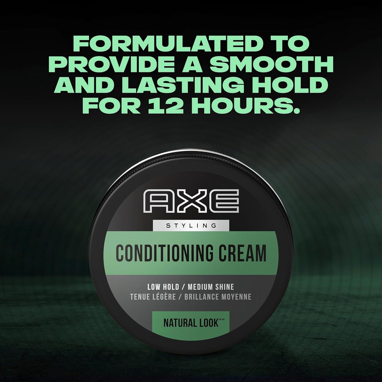 Axe Styling Cream for Natural Look - 2.64 oz (Pack of 2) - Men's Hair Care