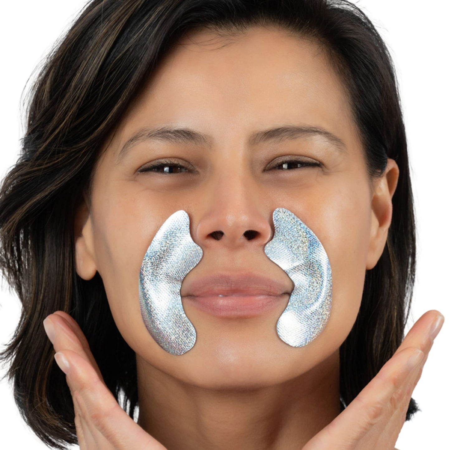 MISS SPA Smile Line Patches, Hydrating Smoothing Smile Lines Masks, Face Wrinkle Patches, Anti-Aging Serum Hydrogel Patches, Face Tape (4 Pairs)