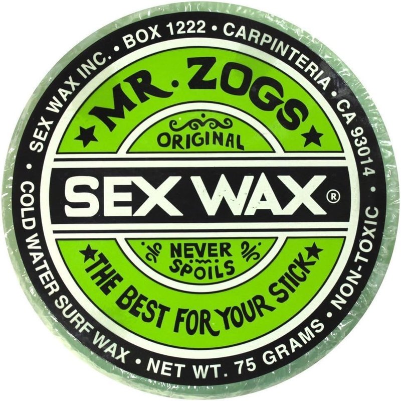Mr. Zogs Original Sexwax | Cold Water Wax for Surfing - Coconut Scented (White)