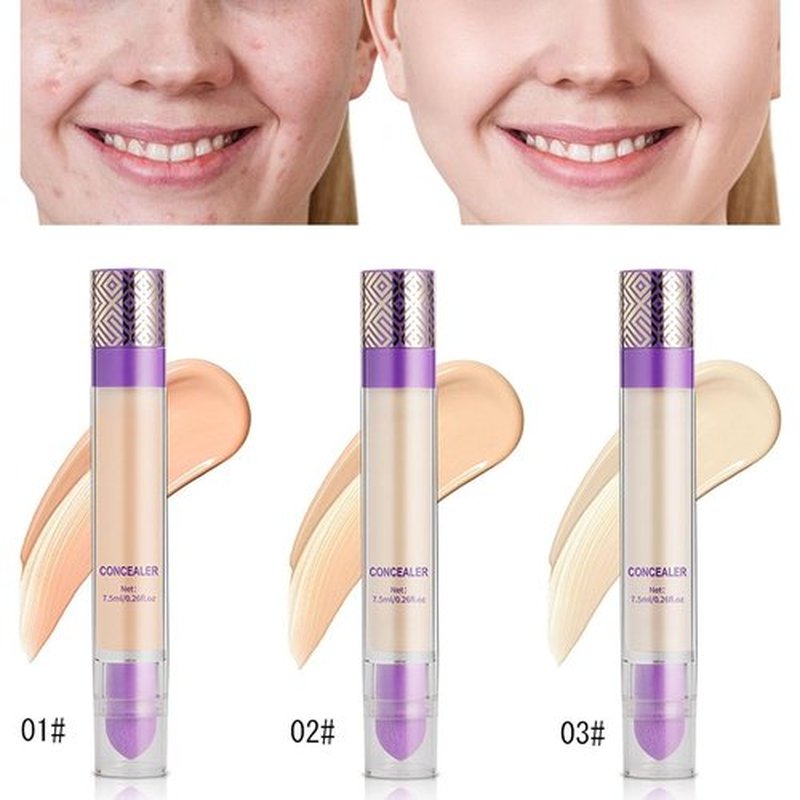 DIAONI Coverage Concealer, High Coverage Concealer Stick, Diaoni Liquid Concealer, Full Coverage Concealer, Hydrating Waterproof and Light Long Lasting, for All Skin Types (#2)