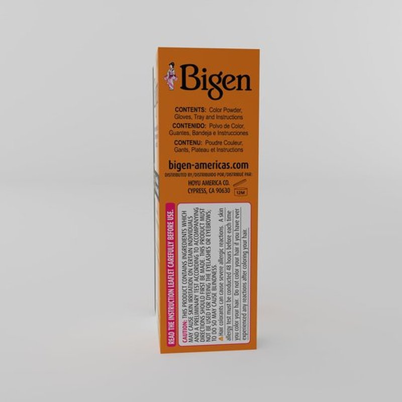 #57 Dark Brown Bigen Permanent Powder (12 Pack)