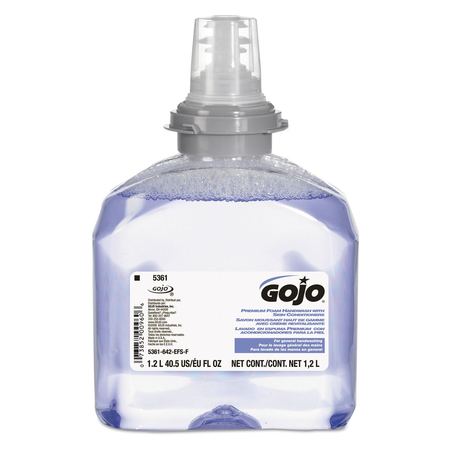 GOJO USGOJ536102 TFX Luxury Foam Hand Wash- Cranberry- Dispenser- 1200ml