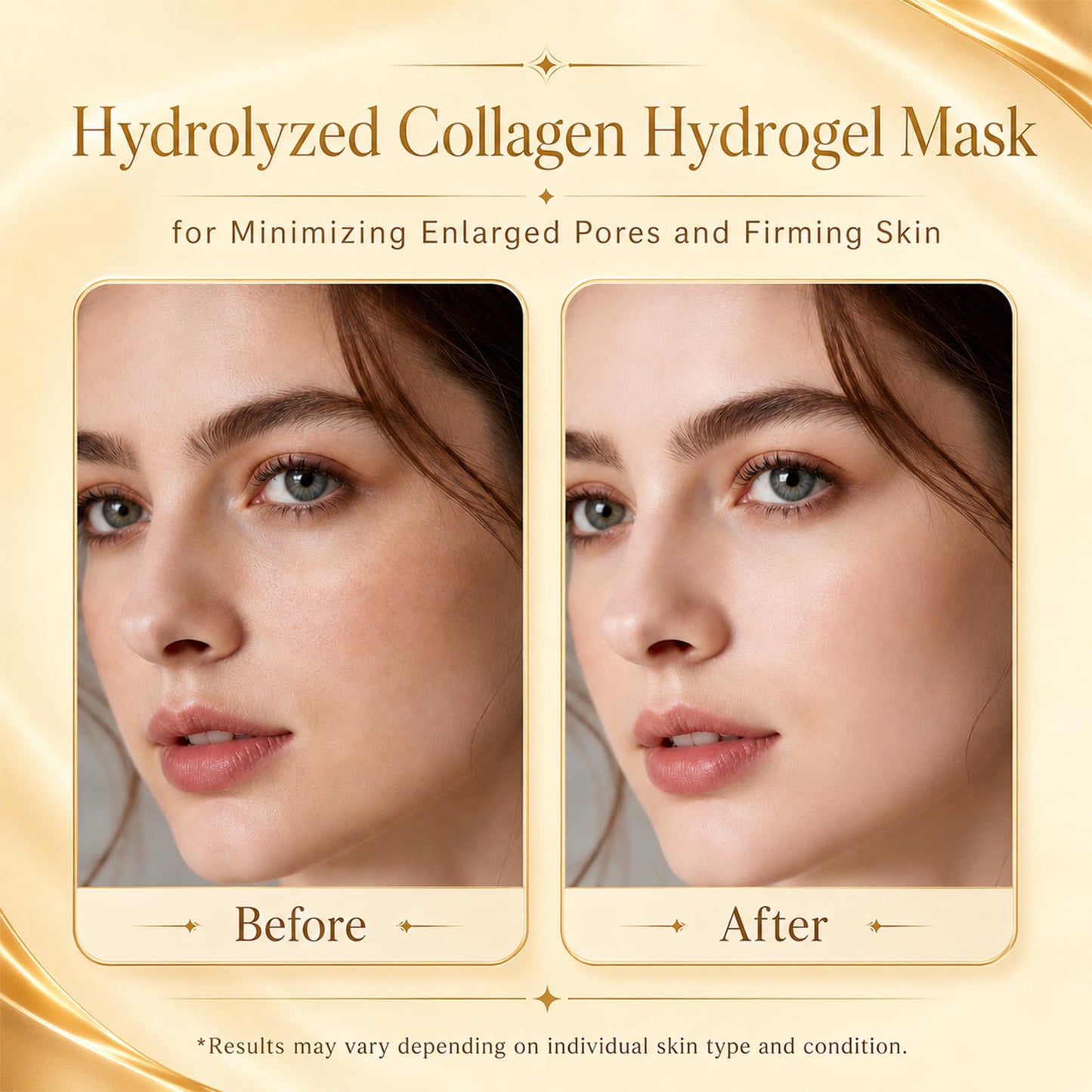 FUJZXANS Bio-Collagen Real Deep Mask, 8 Count, Overnight Hydrogel Face Mask