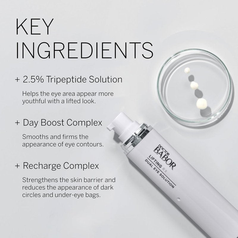 Lifting Rx Dual Eye Solution - Morning & Night Eye Cream | Smooths, Firms & Reduces Dark Circles