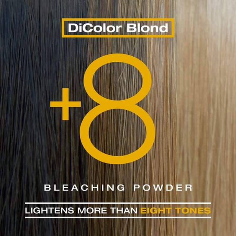 NK Professional Care DiColor Blonde | bleaching powder | lightener for hair | hair bleach | Lightens +8 shades without damaging the hair strand (4 PACK x 60g) 240 g