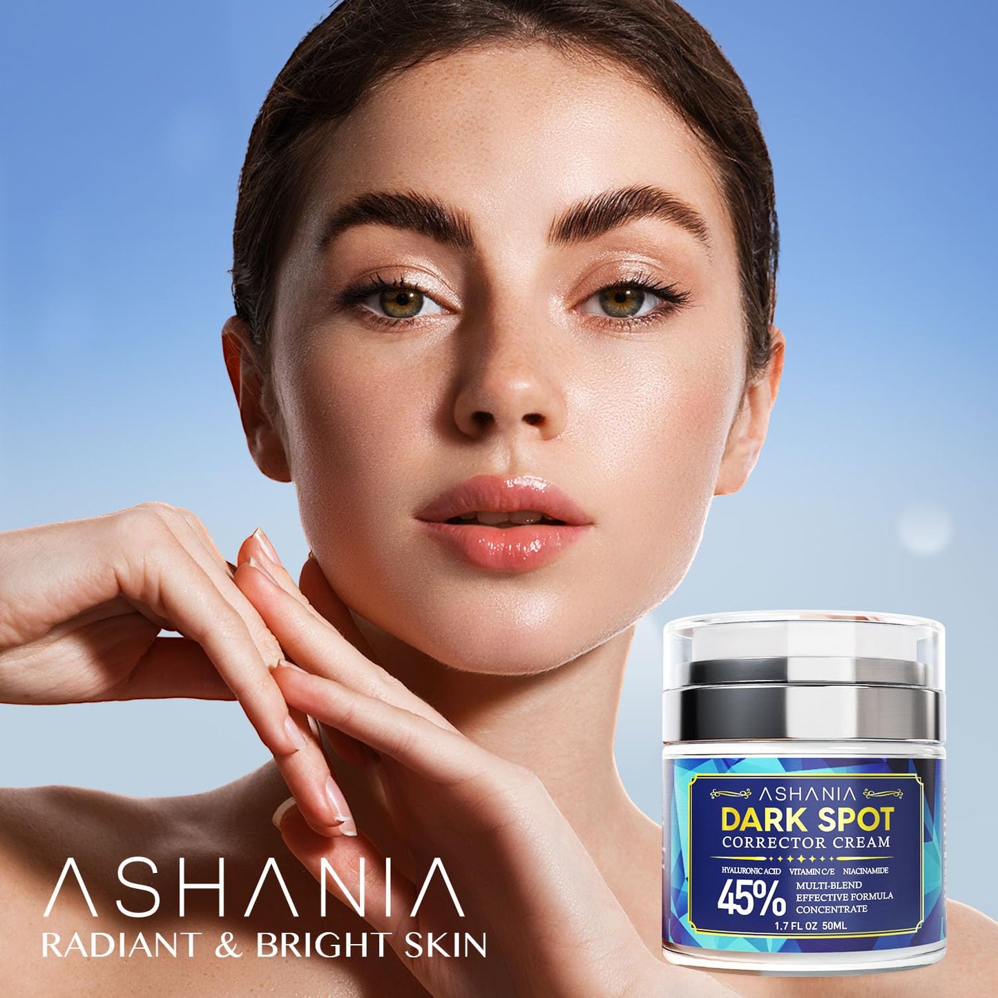 Dark Spot Corrector Cream for Face & Body – Niacinamide & Vitamin C Brightening for Hyperpigmentation, Melasma, Sun Spots, Age Spots & Uneven Skin Tone, Lightweight & Fast-Absorbing (1.7 Fl Oz)