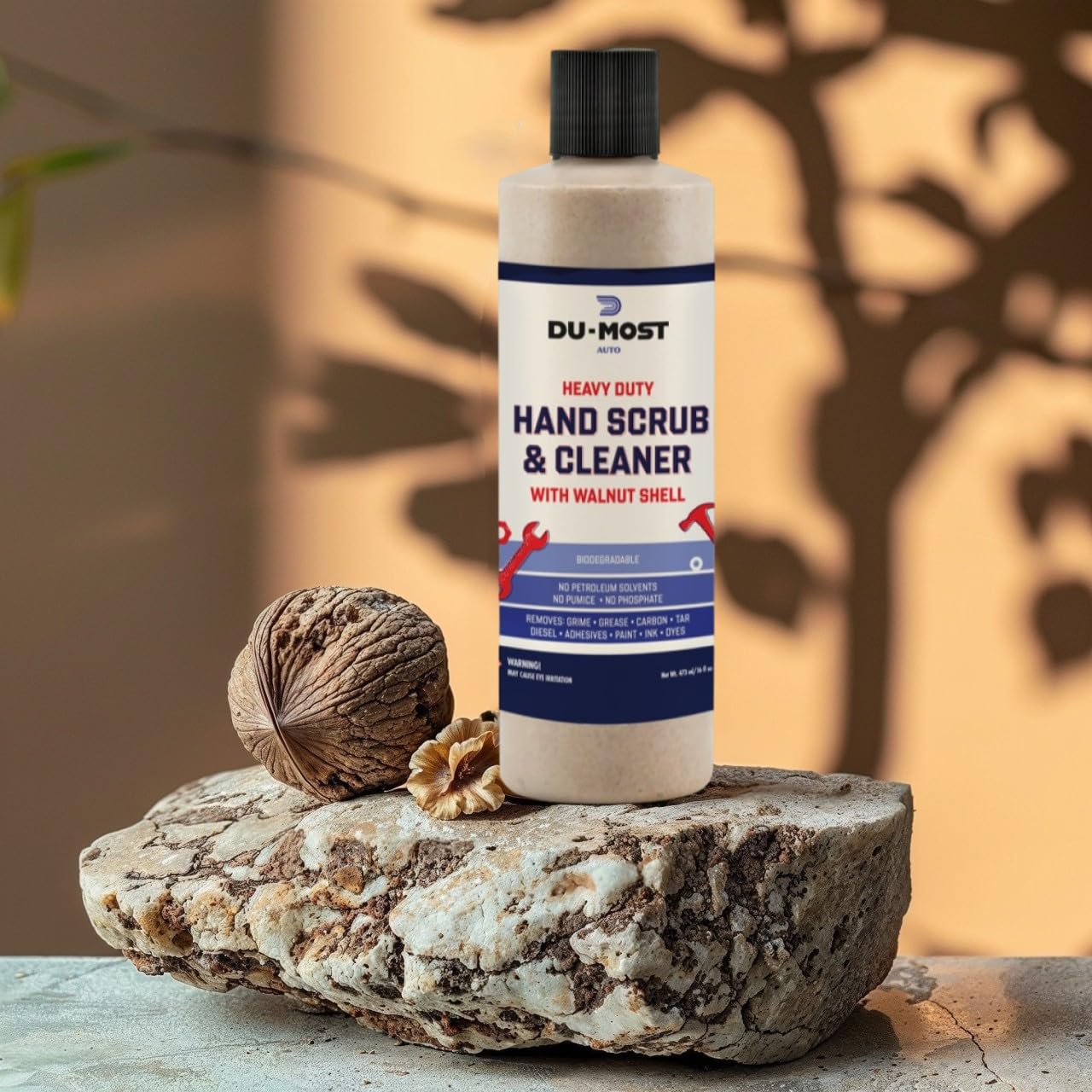 DU-MOST Heavy-Duty Walnut Hand Scrub & Hand Cleaner, 16 oz