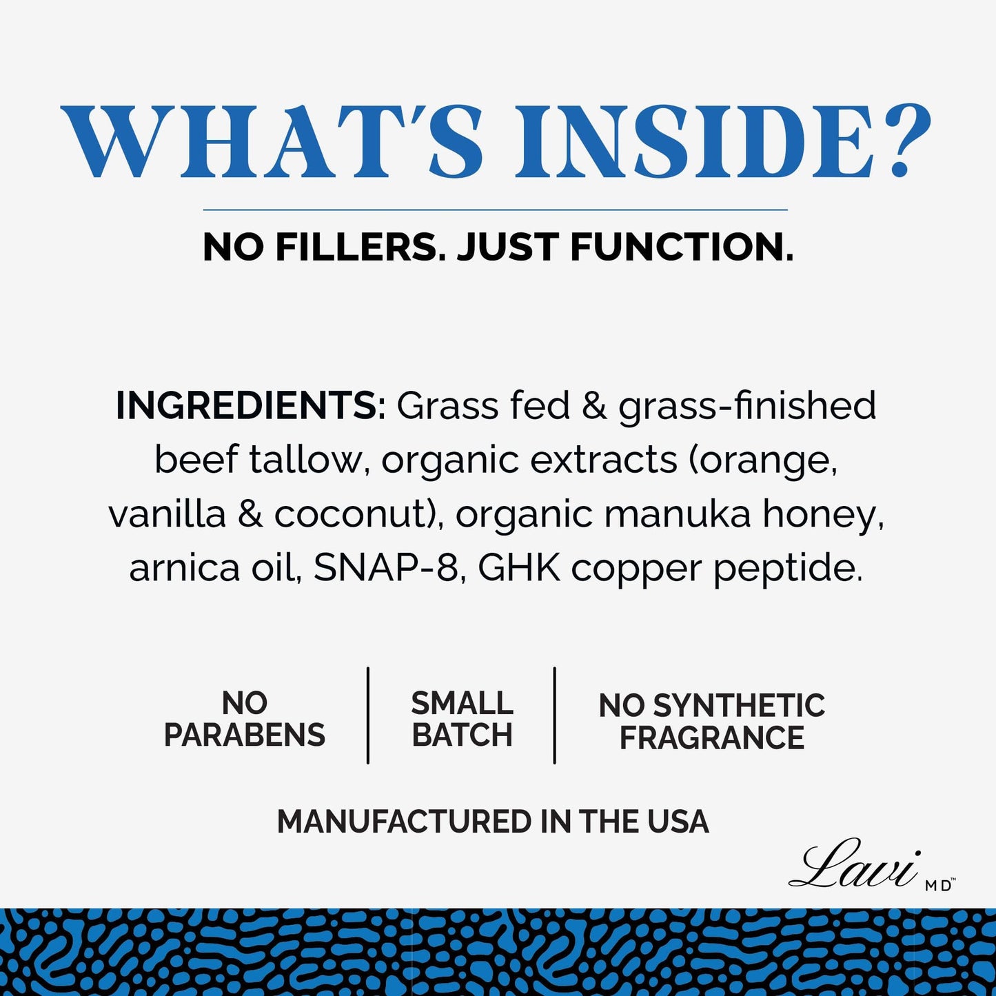 LaviMD Grass-Fed Beef Tallow Balm for Face and Body – Whipped Moisturizer Vitamin E – Hydrating, Skin-Firming and Age-Defying (0.3 oz, Peptide SNAP-8 Tallow Balm)