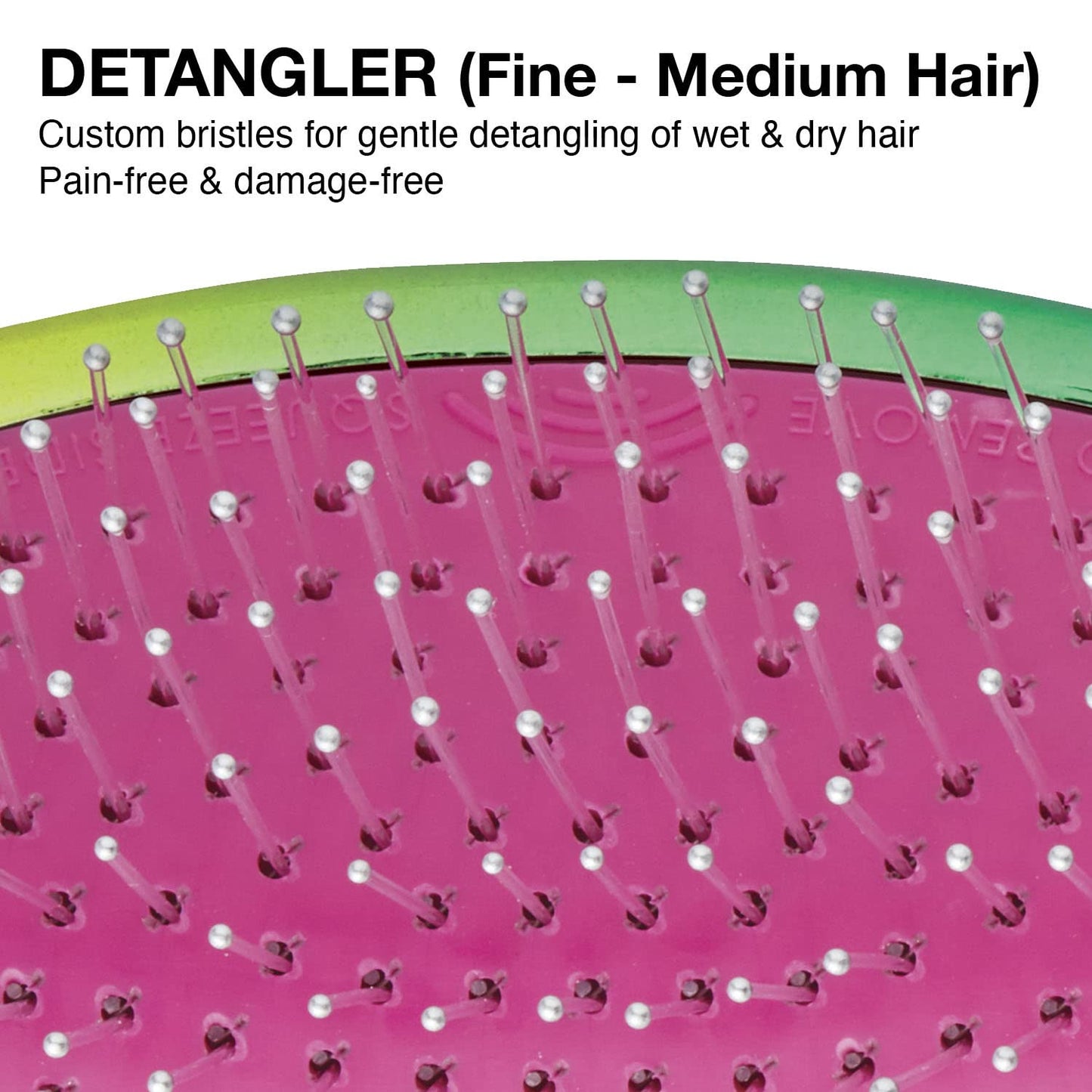 Olivia Garden OG Detangler Brush - Scalp-Massaging, Easy-Clean Design for All Hair Types