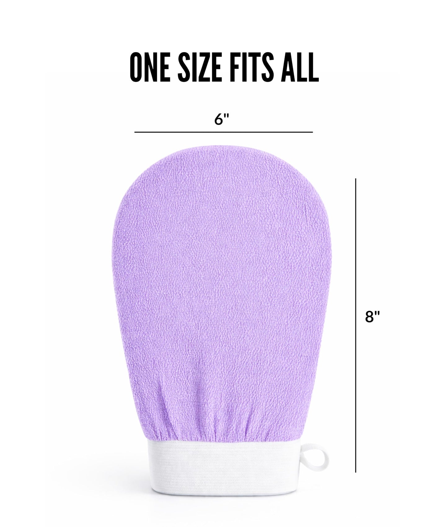 Habitual Exfoliating Glove (2-Pack) | Deep Body Exfoliation Mitts for Smooth Skin, Shower & Bath Scrub Gloves for Self-Care Routine