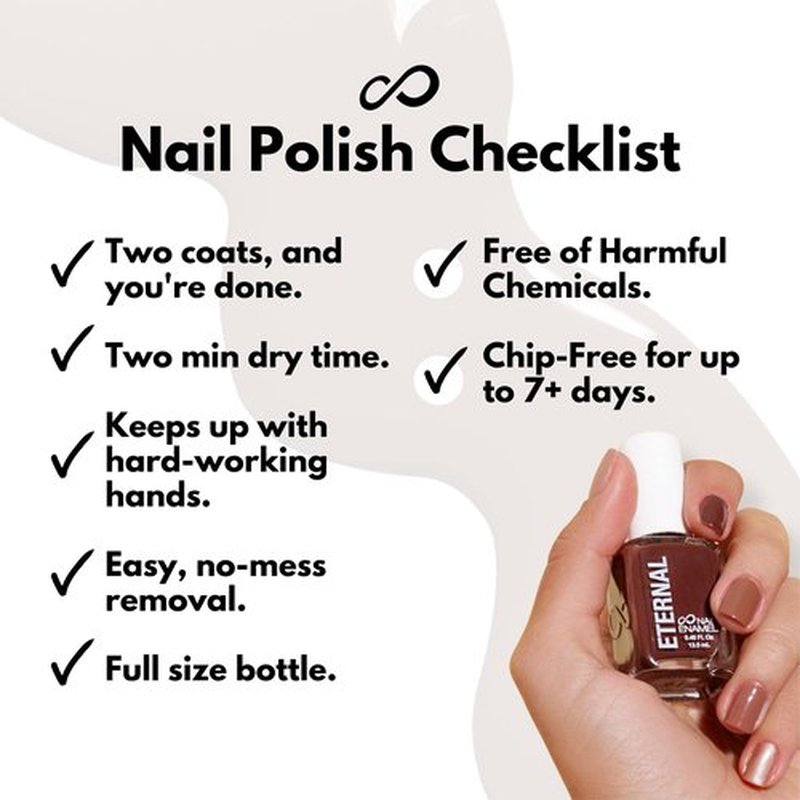Eternal Nude Nail Polish Set for Women (DARK NUDES) - Brown Nail Polish Set for Girls | Lasting & Quick Dry Non Toxic Nail Polish Kit for Home DIY Manicure & Pedicure | Made in USA, 13.5mL (Set of 4)