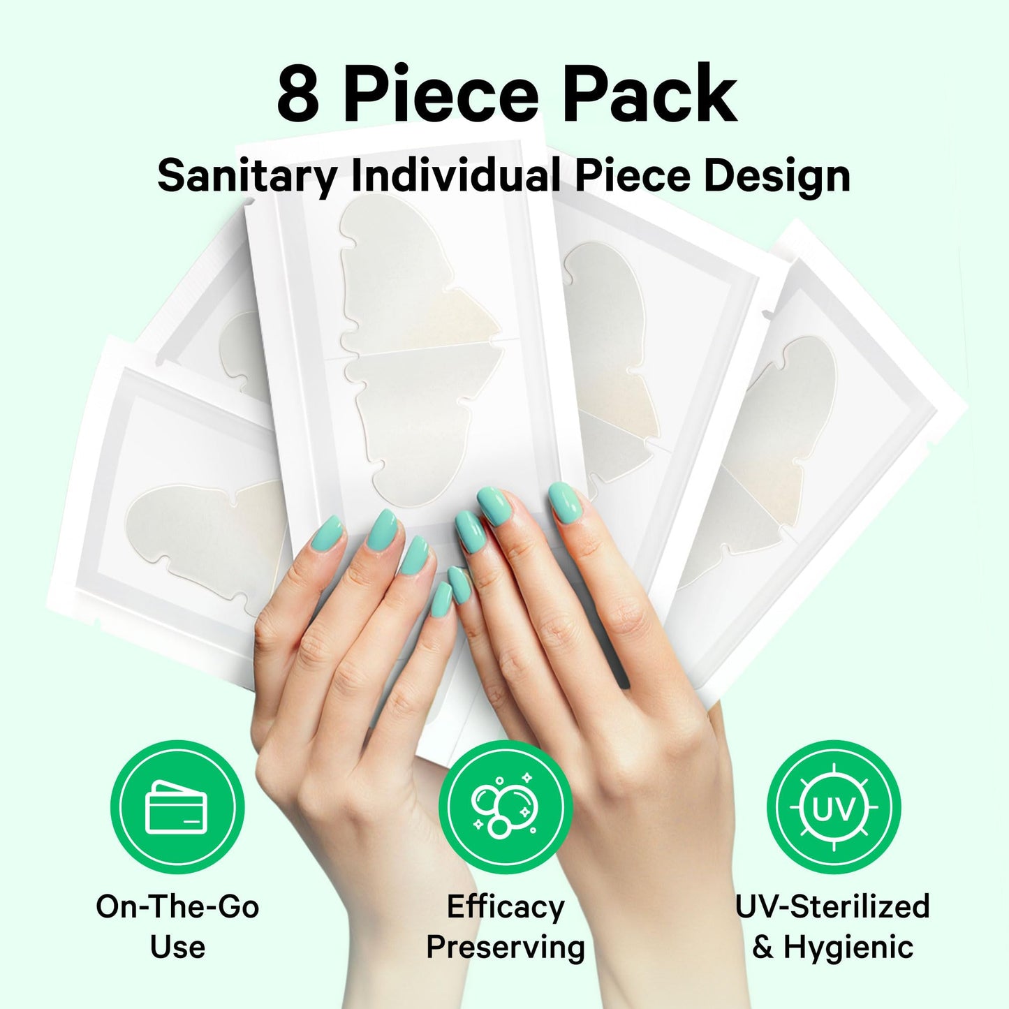 Sosky Pimple Patches for Nose Overnight Acne Pore Strips Hydrocolloid Nose Patches Helps Control Oil, Targets Pimples & Blemishes, Clear Skin 8 Count