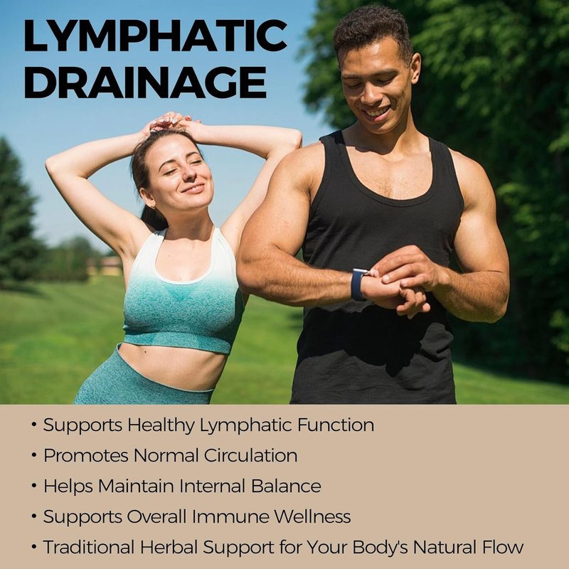 Lymphatic Drainage Drops - Natural Cleavers & Prickly Ash Bark for Immune Support | 2 Fl Oz