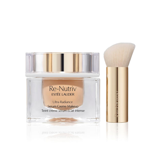 Estée Lauder Re-Nutriv Ultra Radiance Serum Foundation - Luxury Makeup with Hyaluronic Acid | 12-Hour Hydration, 1 Fl Oz