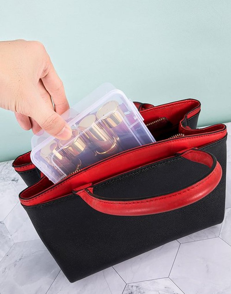 Golden Airless Pump Bottle Travel Set with Box Refillable Empty Cosmetic Pump Bottle Vacuum Pump Bottles for Liquids Such as Hand Soap,Toner,Foundation,Hair Oil,Lotion and Cream(1oz/30ml,4 Pack)