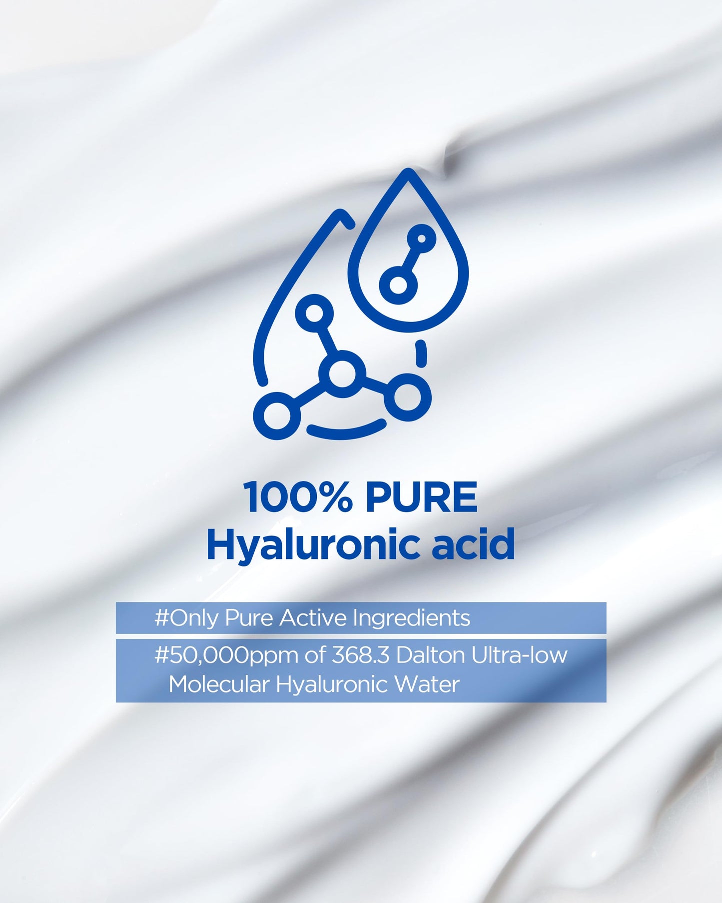 WELLAGE Real Hyaluronic Mucin Cream - Korean Skincare Daily Face Gel Moisturizer with Pure Hyaluronic Acid and Snail Mucin for Ultimate Hydration and Elasticity, All Skin Types, 1.69oz