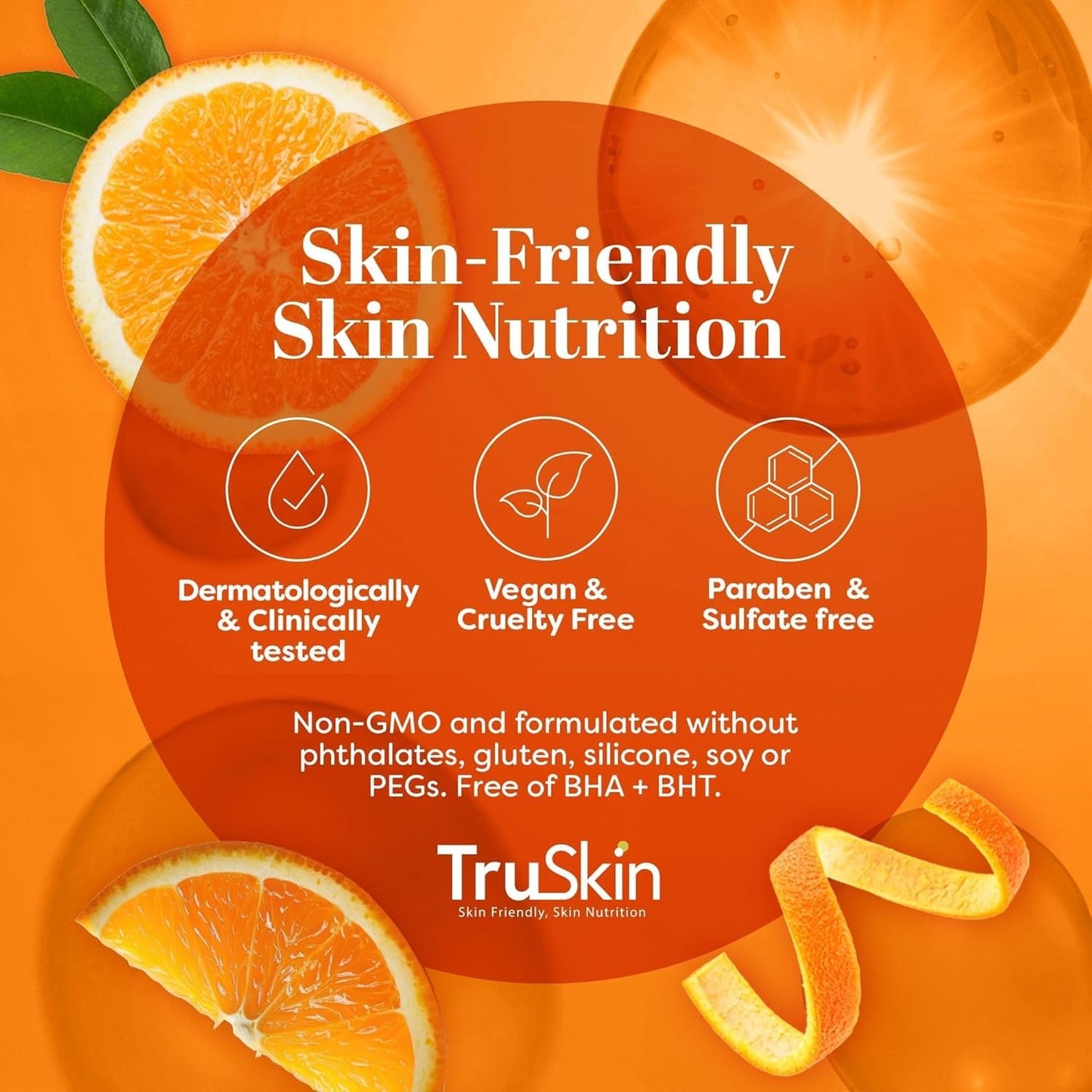 TruSkin Vitamin C Night Cream - Brightening Overnight Face Moisturizer with Vitamin B5, Aloe, MSM & Cocoa Butter - Hydrating Vitamin C Face Cream for Smoother, Firmer-Looking Skin, 2 fl oz