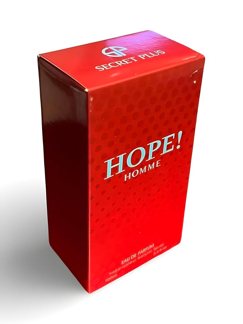 HOPE! HOMME Eau de Parfum for Men - 3.4 Fl Oz | Elegant Fragrance for Daily Wear
