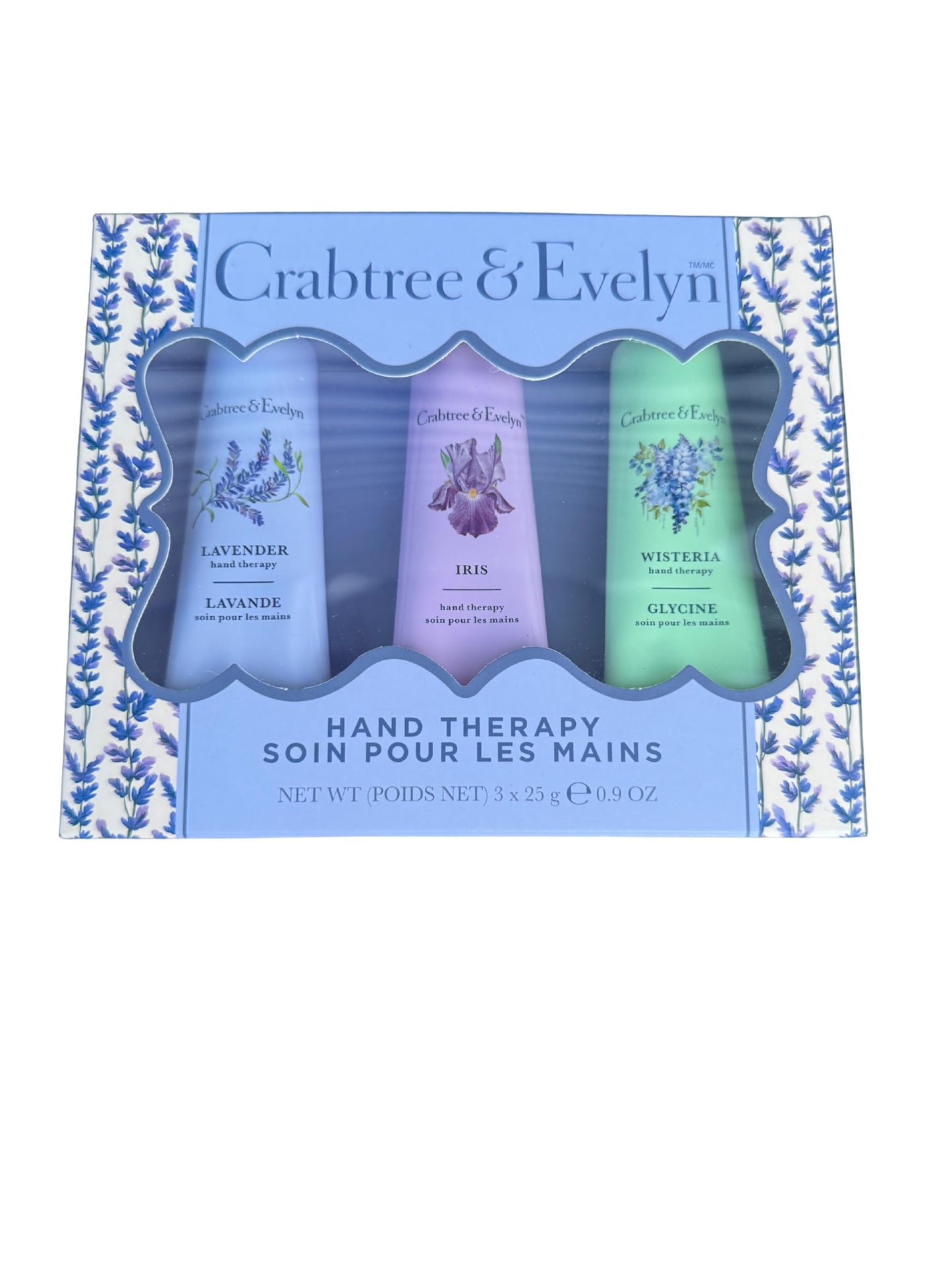 Crabtree & Evelyn Luxury Hand Therapy Collection (Lavender, Iris, Wisteria)