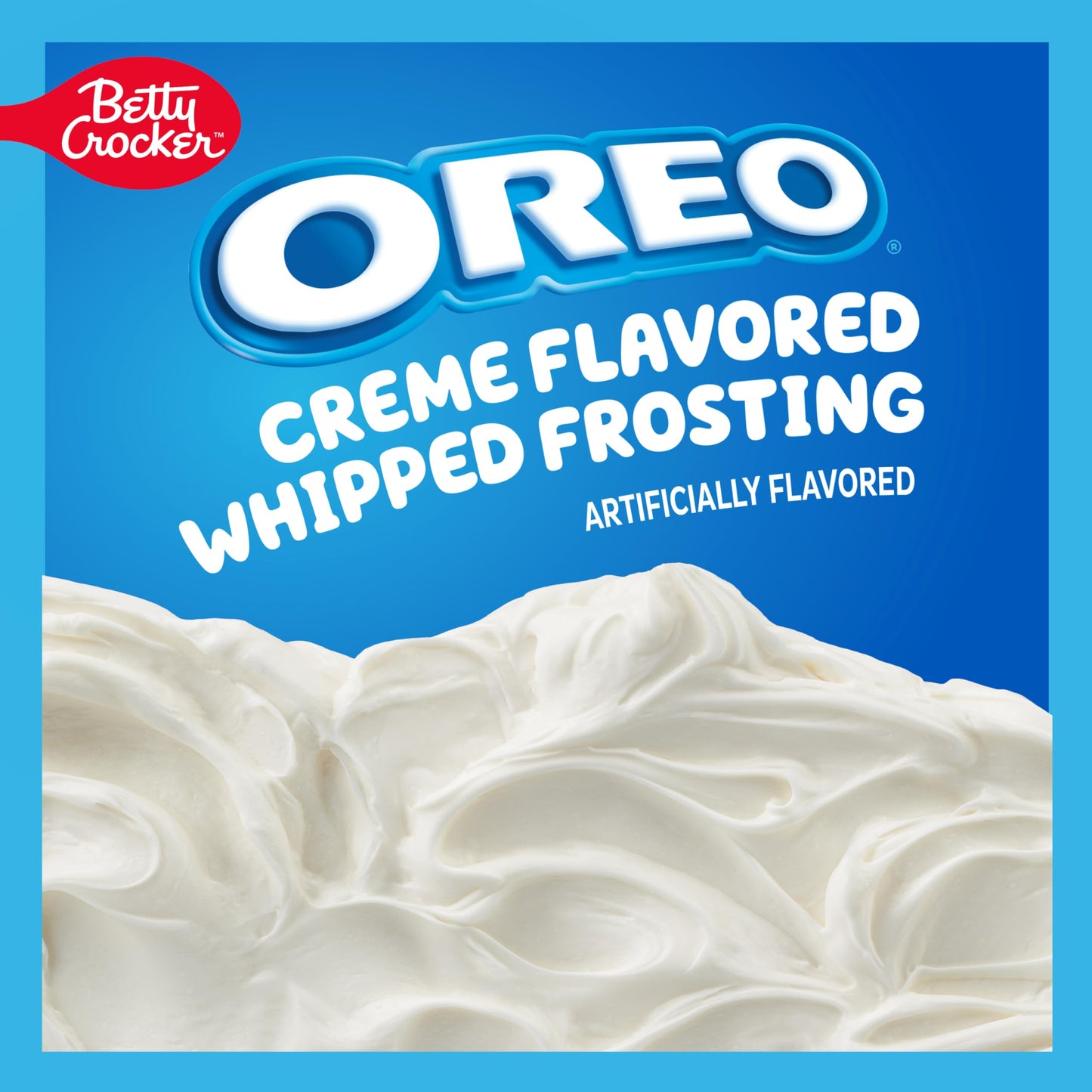 Betty Crocker, Oreo Creme Flavored Whipped Frosting Frosting, 12 Ounce