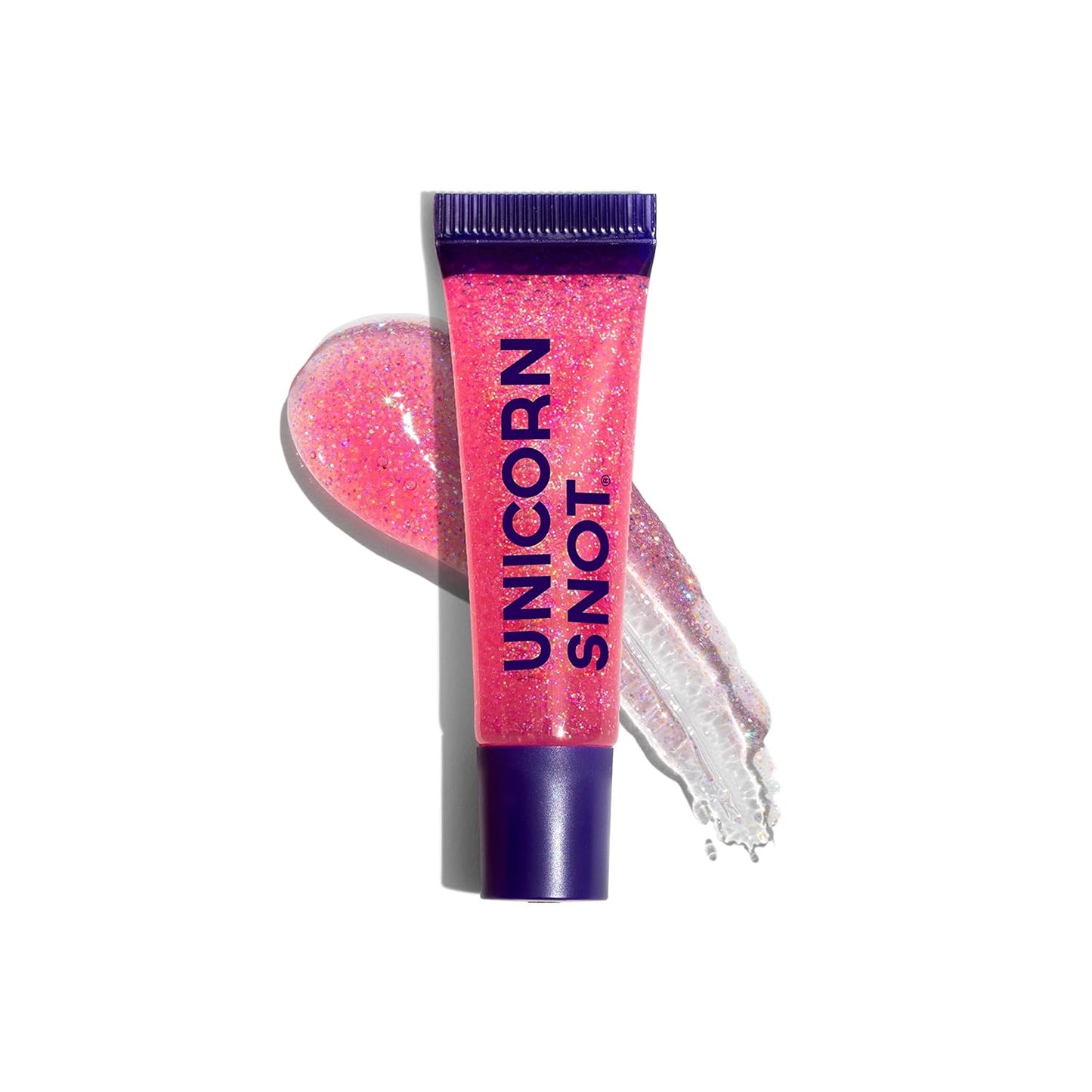 UNICORN SNOT Plant-Based Glitter Lip Gloss Gift Set | Sparkly and Shimmer Glitter Lips for Festivals, Raves, Anime Cosplay, Halloween Costume Makeup | Vegan & Cruelty Free 0.37 fl oz (3-Pack)