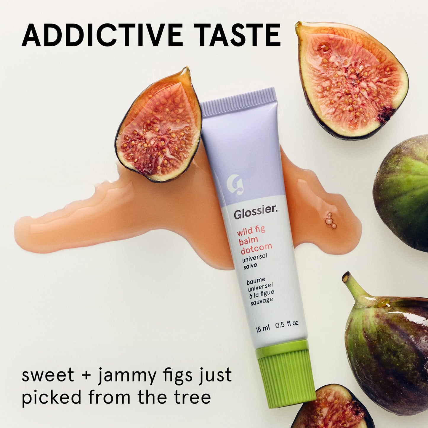 Glossier Balm Dotcom Lip Balm & Universal Salve, Wild Fig Coral Tint