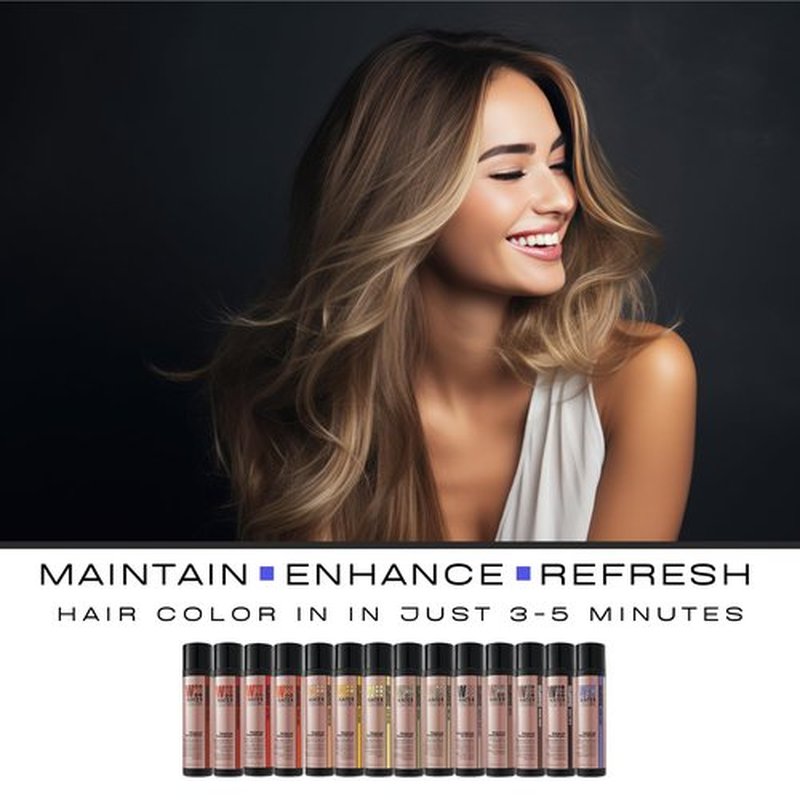 Watercolors Semi Permanent Color Depositing Shampoo. Sulfate & Paraben Free to Maintain & Enhance Hair Color 8.5 oz - WET SAND