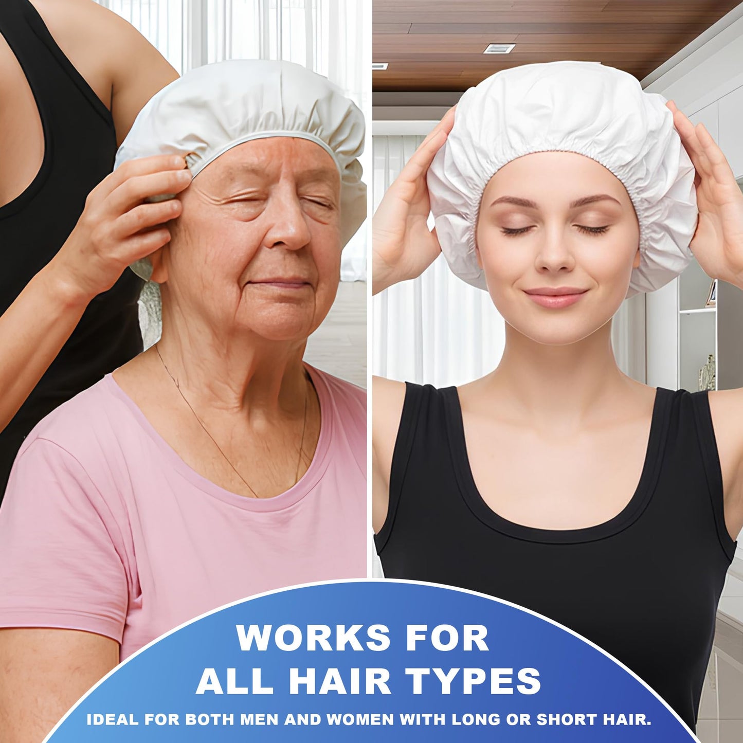 MedVance No Rinse Shampoo Cap | Rinse Free Shower Cap that Shampoos & Conditions | PH Balanced & Hypoallergenic Waterless Hair Wash | 1 Pack