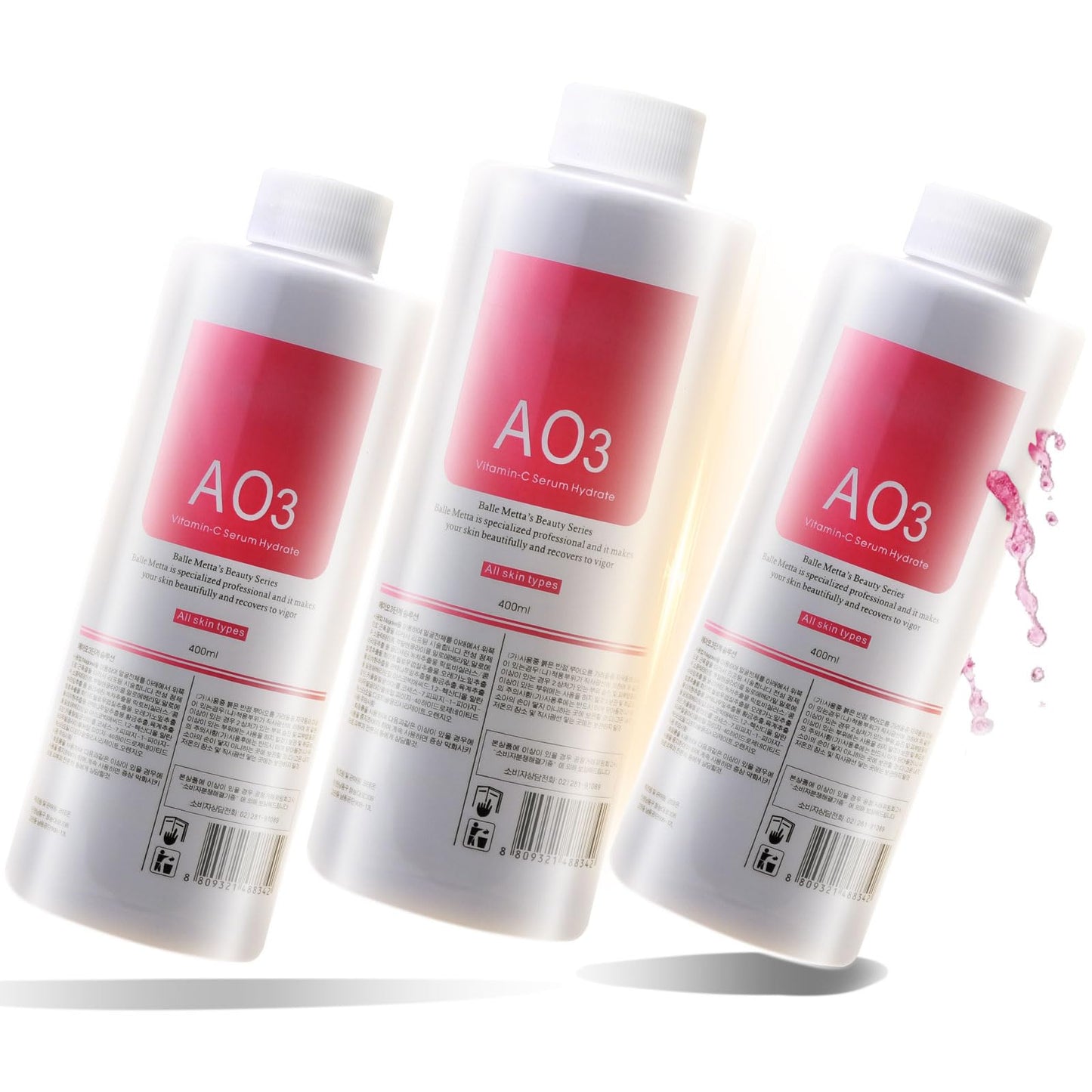 Nielies Professional Hydro Peeling Solution for Hydrodermabrasion Machines – Bubble Solution for All Skin Types AO3 – Deep Cleansing, Hydration, and Anti-Aging