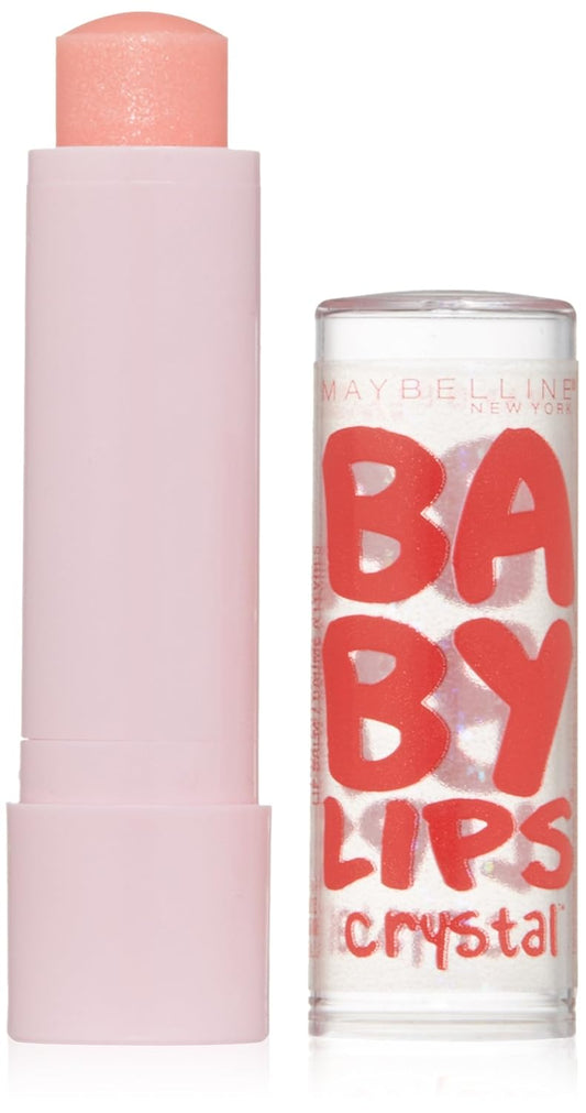 Maybelline Baby Lips Crystal Lip Balm - Crystal Kiss Flavor | 0.15 Oz Moisturizing Formula
