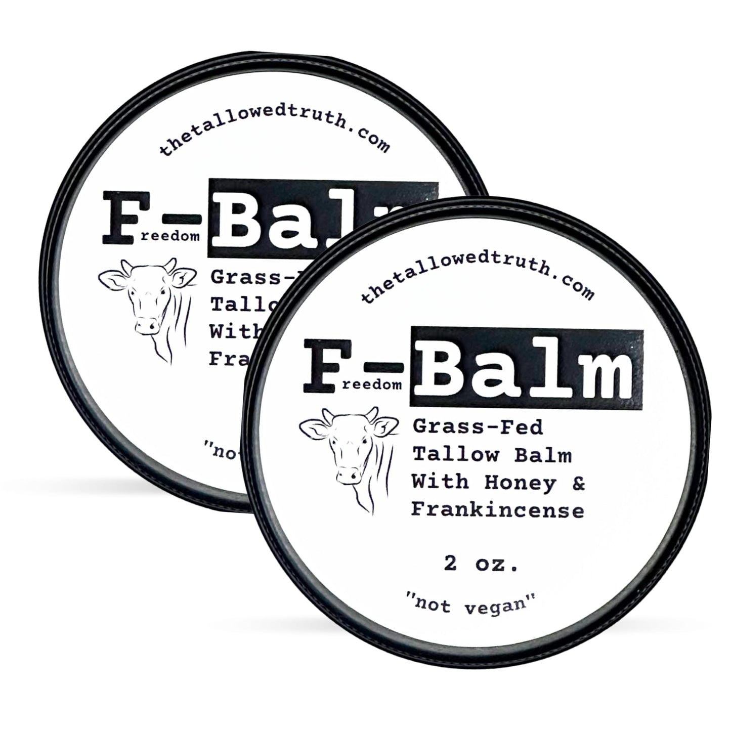 Tallowed Truth Original Tallow Balm - Grass-Fed Beef Tallow for Skin & Face - 5 Ingredient Moisturizer - 2 oz - Tallow Face Cream Made in Canada - Organic Balm for Face & Body Care