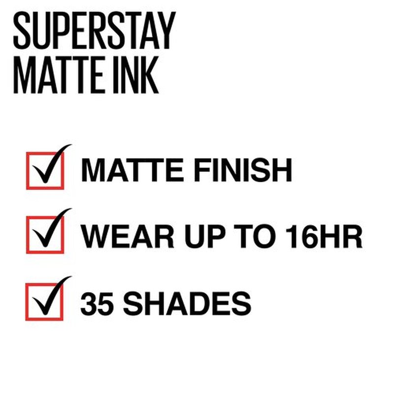 Maybelline New York SuperStay Matte Ink Un-nude Liquid Lipstick, Driver, 0.17 Ounce