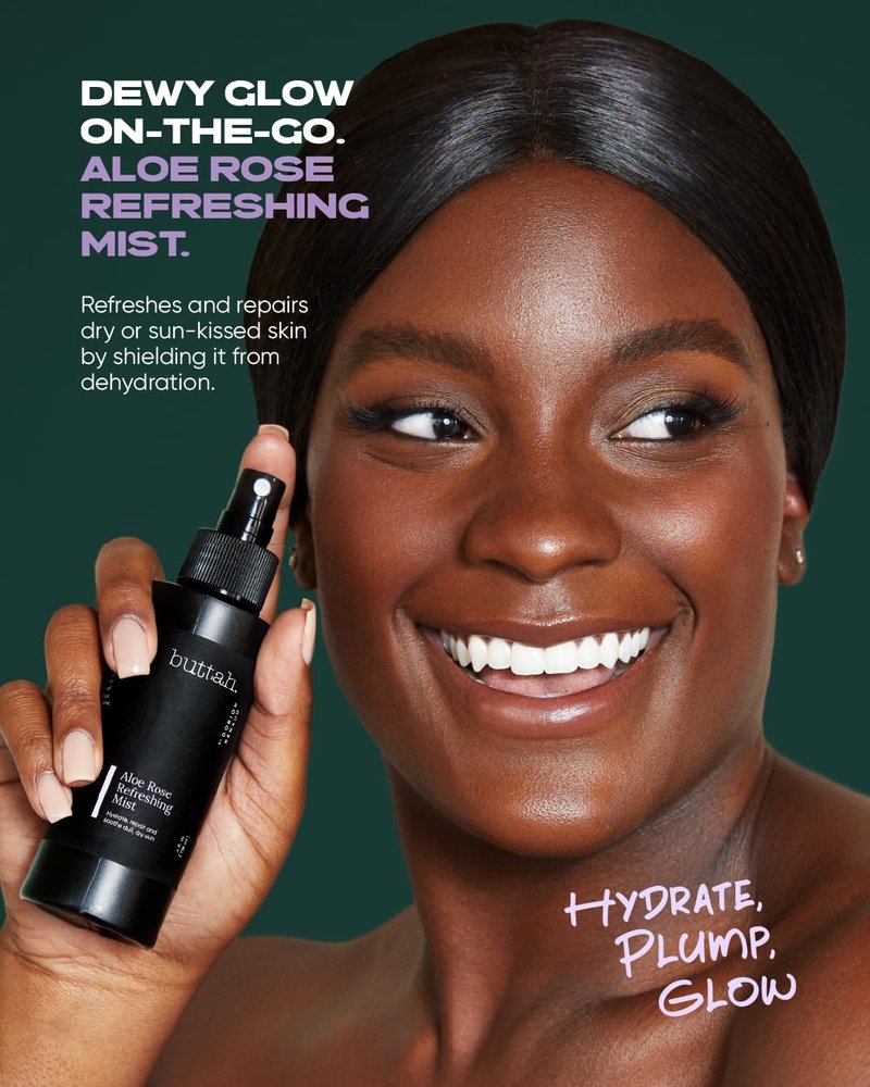 Aloe Rose Refreshing Mist | Hydrating Rose Water Face Spray - 4oz | Natural Skin Care for All Skin Types