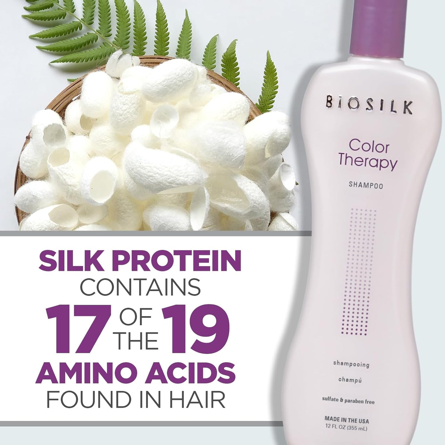 Biosilk Color Therapy Conditioner, Replenishes Moisture While Protecting Color, Enhances Vibrancy & Shine, Sulfate, Paraben, & Cruelty-Free, 34 Oz
