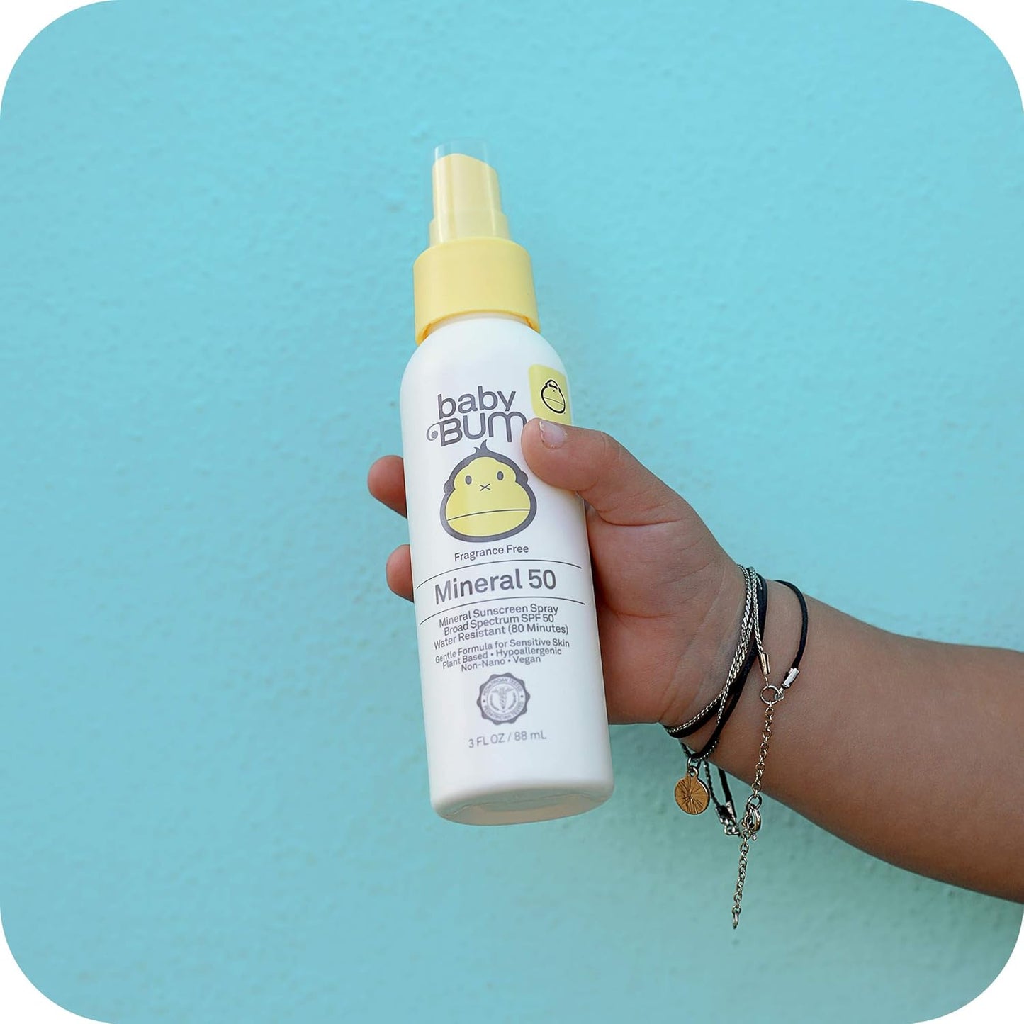 Sun Bum Baby Bum SPF 50 Sunscreen Spray & Face Stick | Mineral Uva/Uvb Face & Body Protection for Sensitive Skin | Fragrance Free | Travel Size