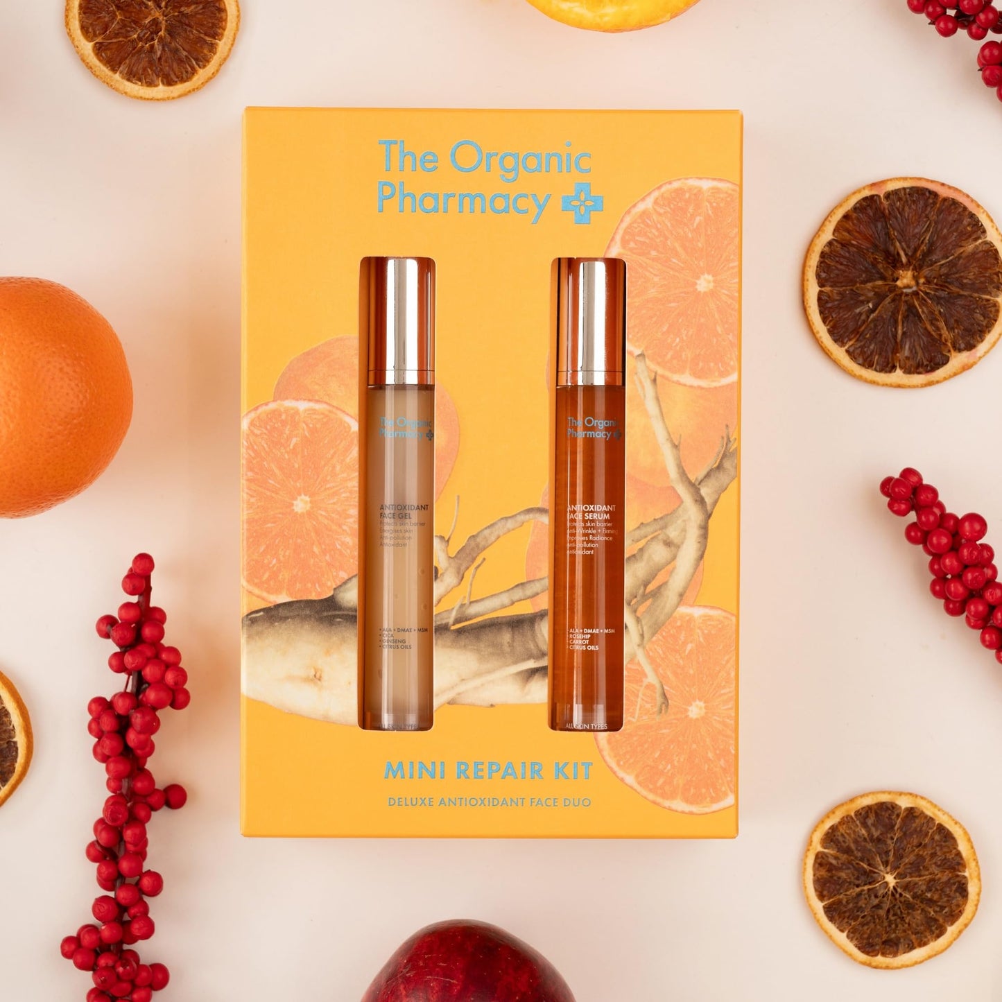 The Organic Pharmacy Antioxidant Duo - Antioxidant Face Serum, Antioxidant Face Gel (15ml X 2)