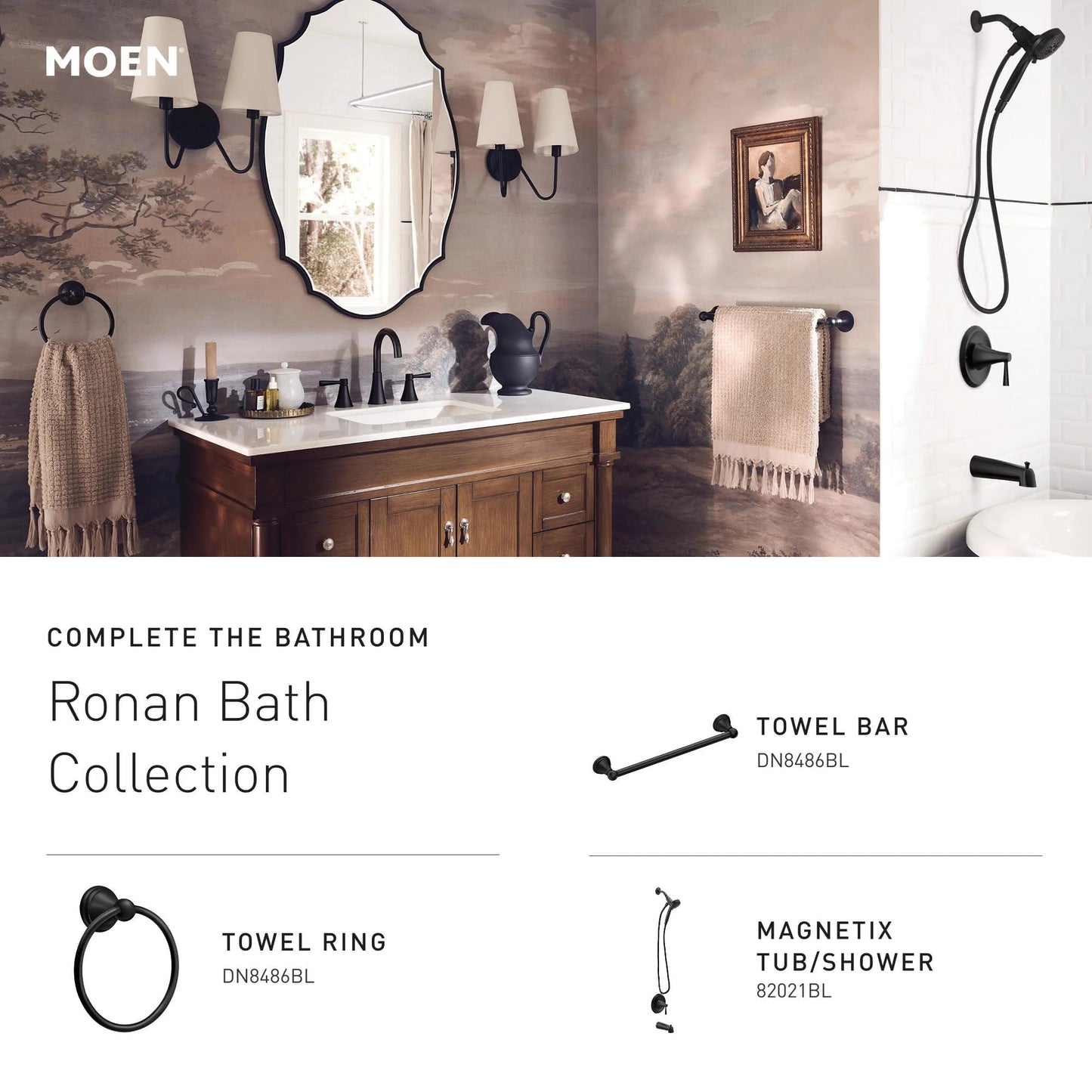Moen 84021BZG Ronan 1-Handle Bath Faucet, Bronzed Gold