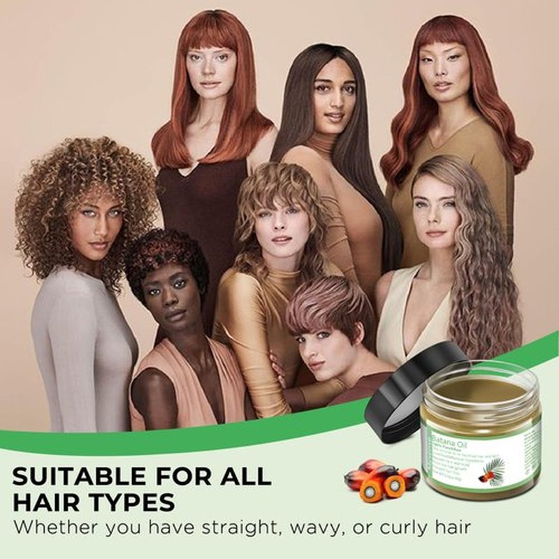 Mysense Raw Batana Oil for Hair Growth, 100% Natural Pure and Unrefined Dr. Sebi Hair Oil, Scalp and Hair Care for Women & Men, Prevent Hair Loss, Promote Hair Thickness, 60 g