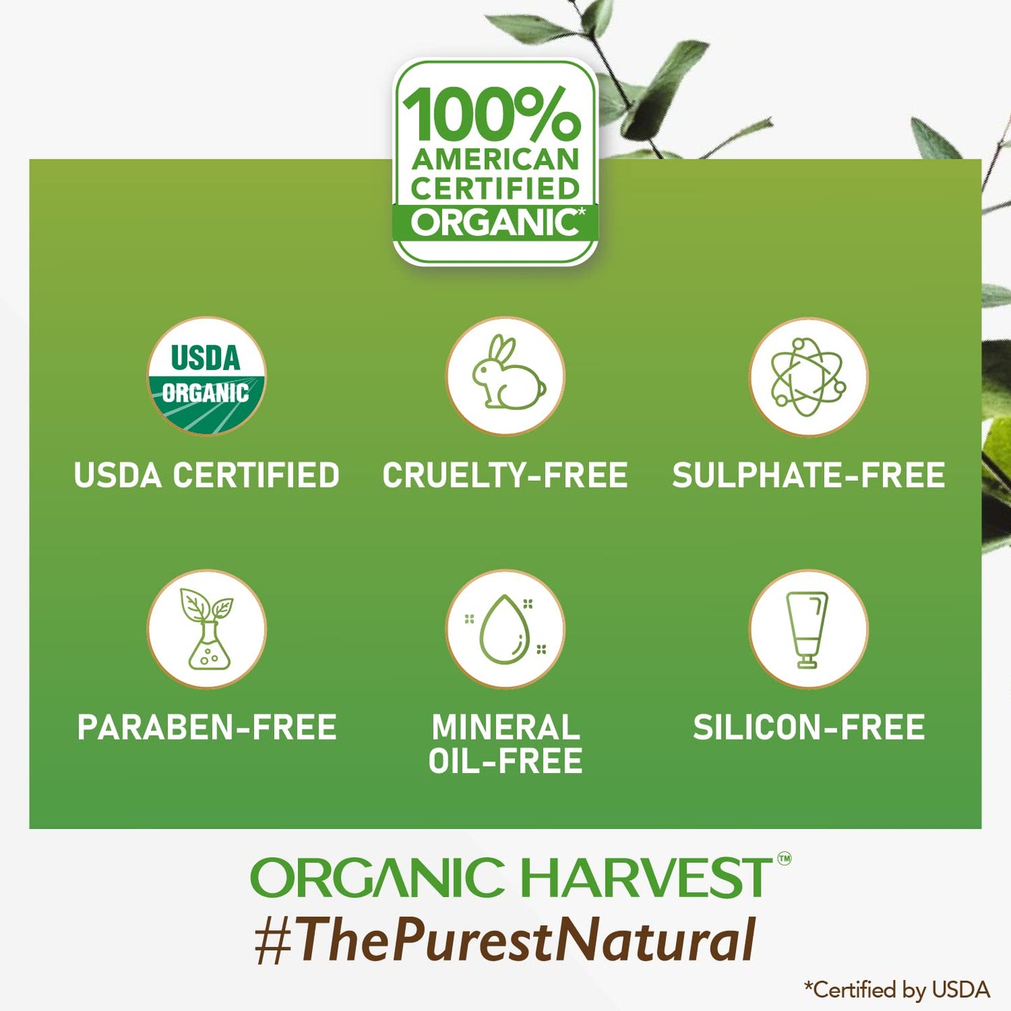 Organic Harvest Sunscreen For Women & Men SPF 60 PA+++ for Oily or Acne Prone Skin | Sunscreen Lotion Protects From Harmful UVA & UVB Rays | Hydrates & Nourished Skin | Sulphate & Paraben Free - 100gm